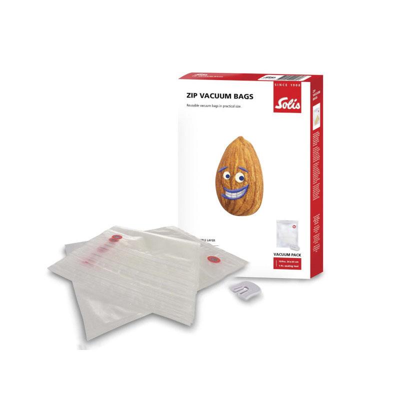 Solis Zip Vacuum Bags 26x35cm