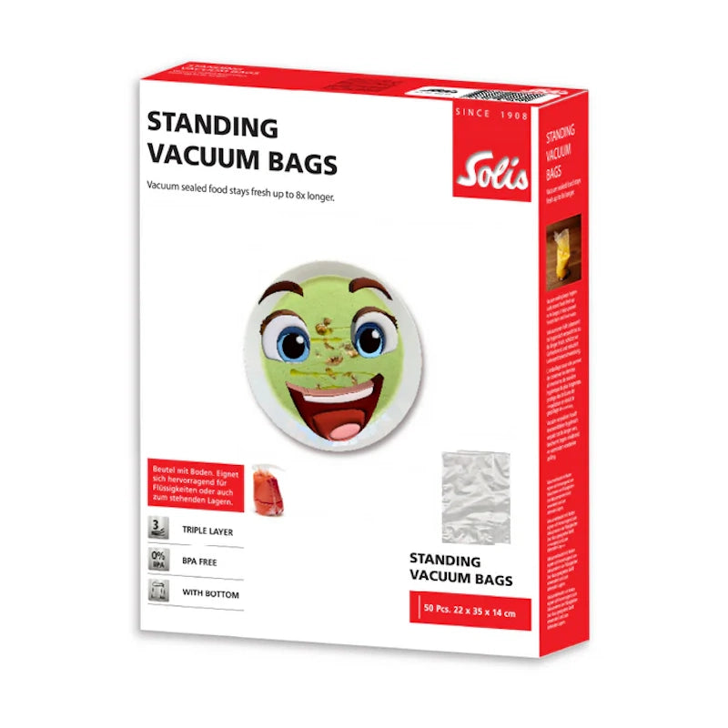 Solis Standing Vacuum Bags 22x35x14cm
