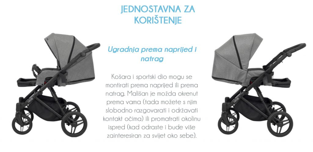 Dječja kolica Kunert Lazzio Premium Copper, boja 08 3u1 B