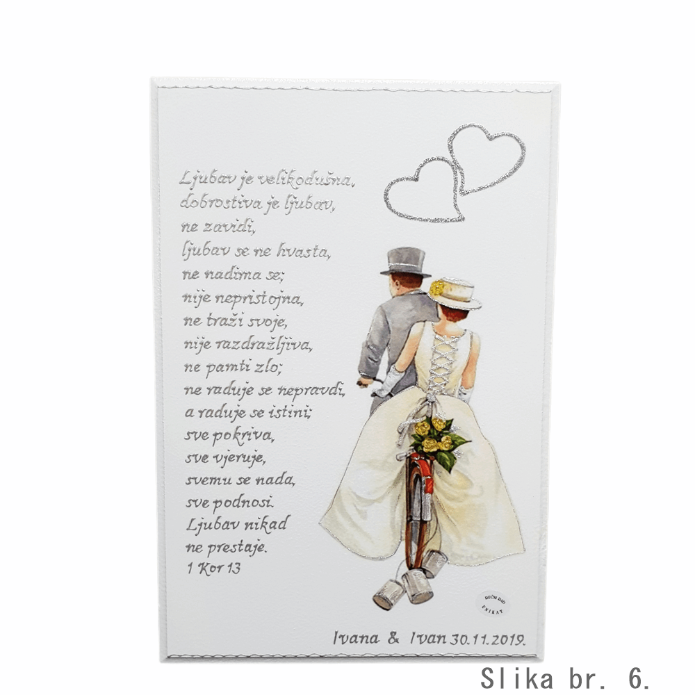 Unikatne slike s citatom o ljubavi - poklon za vjenčanje