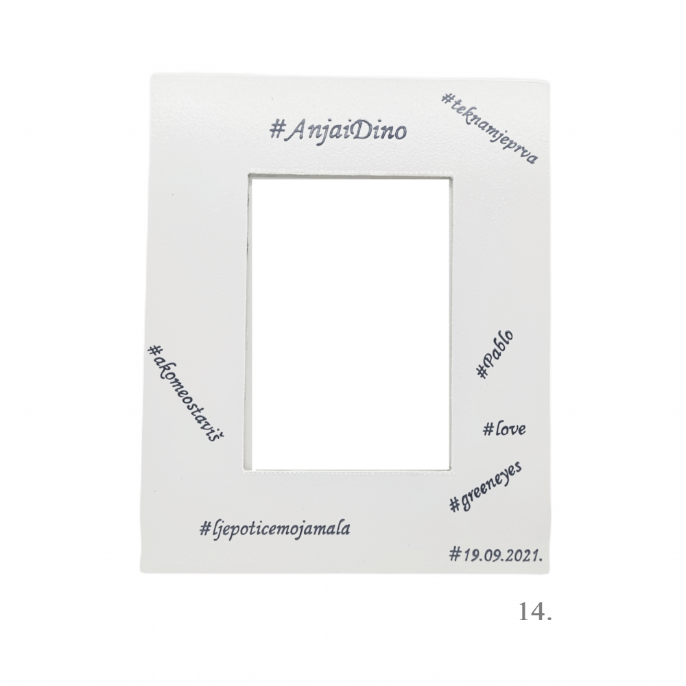 Personalizirani unikatni okvirji za fotografije – Popolno darilo za poroko in zaljubljence - 14. - 1073