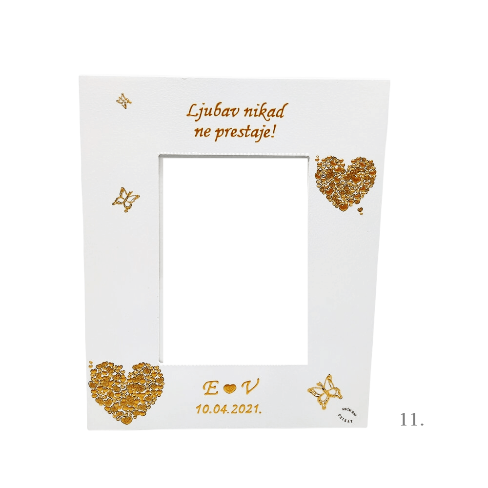 Personalizirani unikatni okvirji za fotografije – Popolno darilo za poroko in zaljubljene - 11. - 15162
