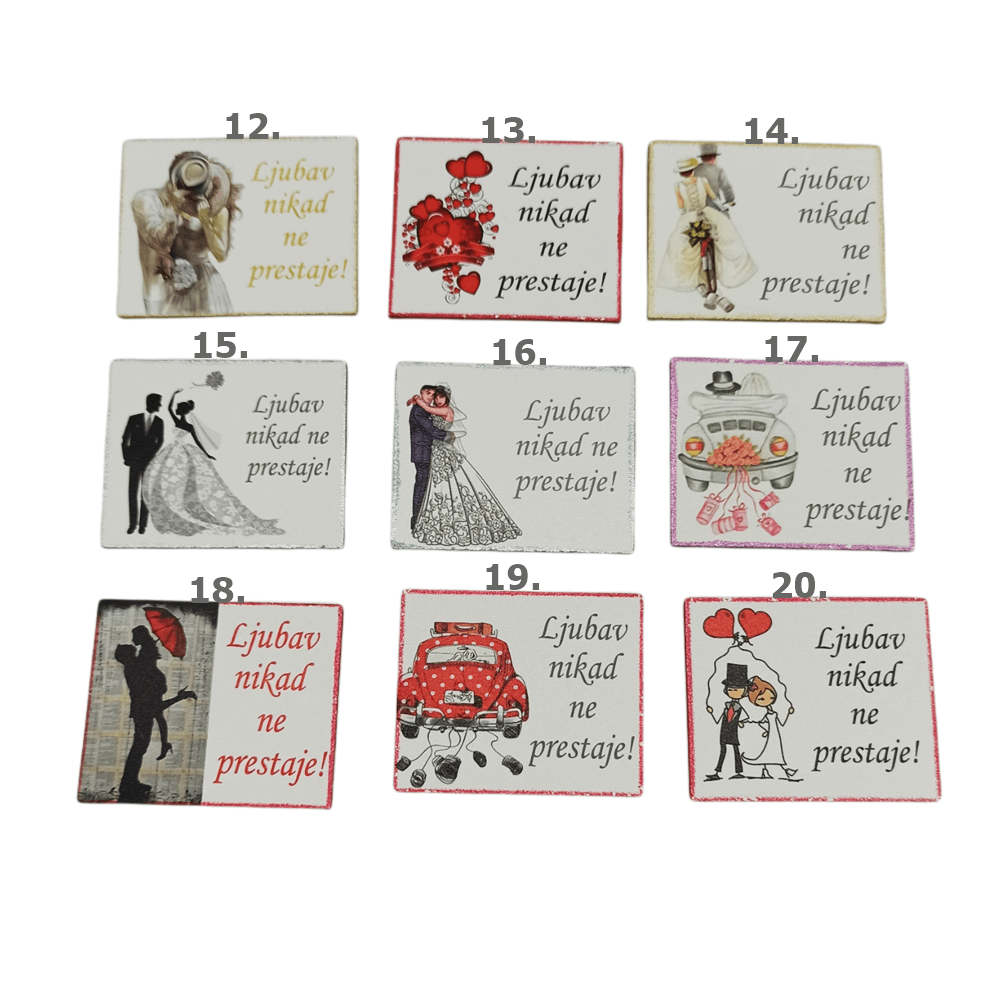 Láska nikdy neskončí Š12419 Magnet