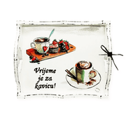 Čas na kávu! Podnos Š16028