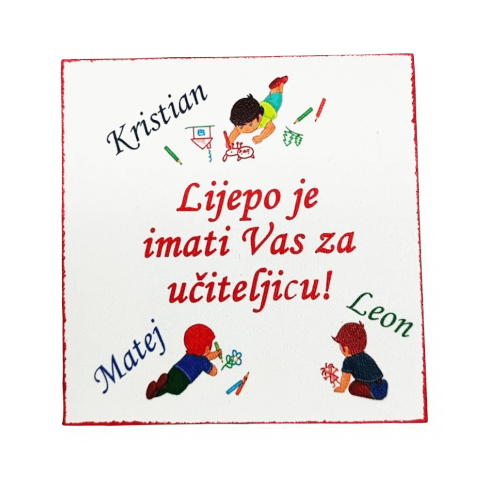 Sreča je, da ste nam učiteljica Š12423 Magnet