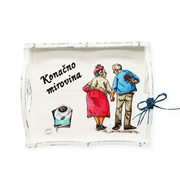 Dárek k odchodu do důchodu! Podnos Š16013