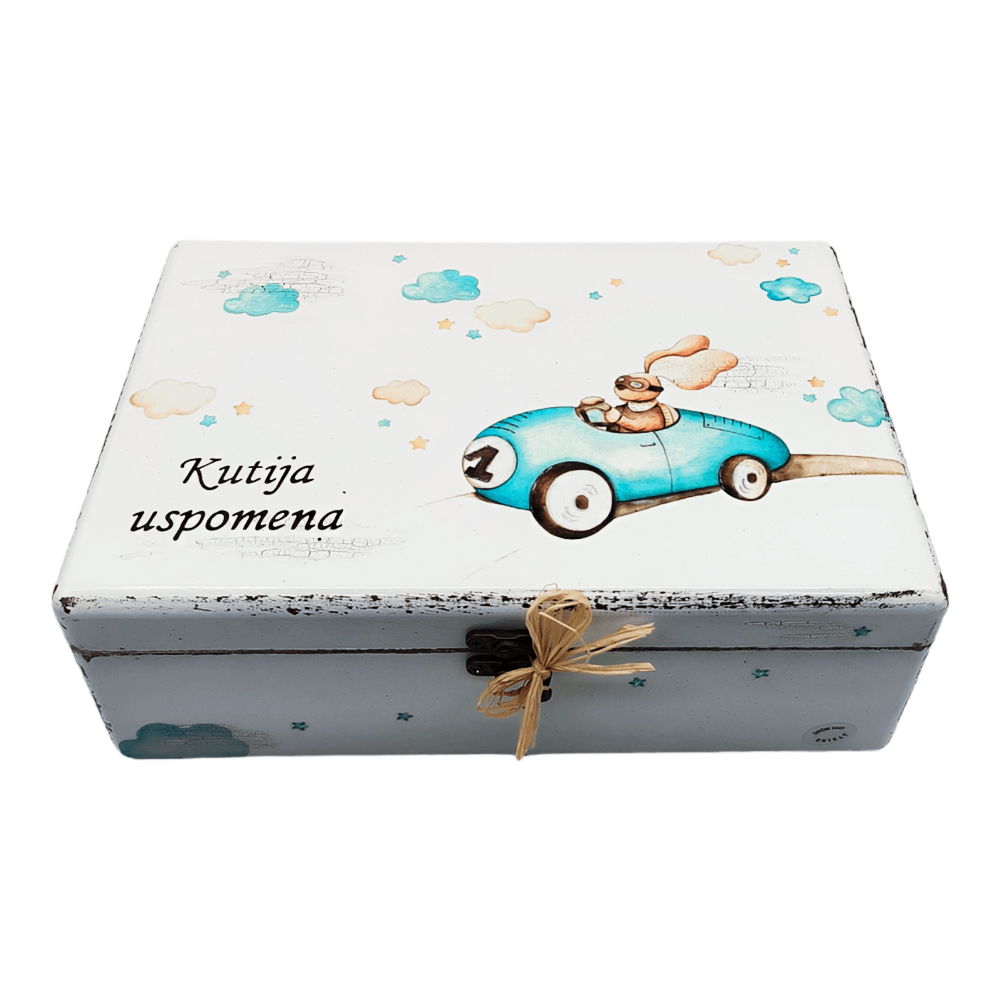 Škatla spominov, darilo za krst, rojstni dan - 20x30x10cm -154306