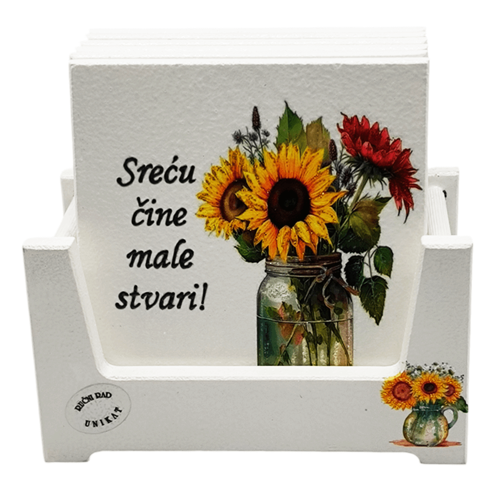 Set Inspirativnih Podmetača s Rukom Pisanim Citatima Š16371