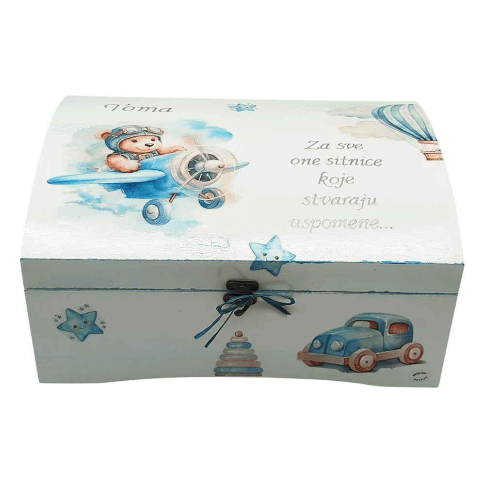 🎁 Škatla Spominov – Darilo, Ki Spremlja Otroka Skozi Življenje ❤️ Š16741