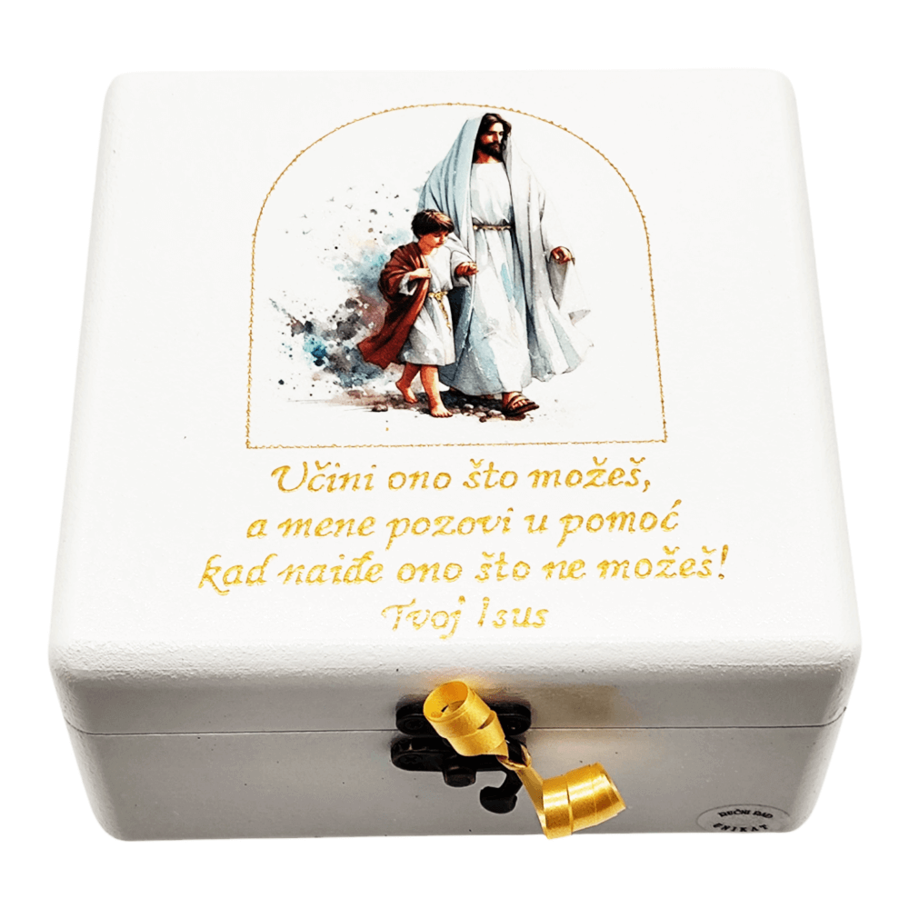 Personalizirane unikatne Spominske škatle za Prvo obhajilo - 3. 16x16x10cm - 165213