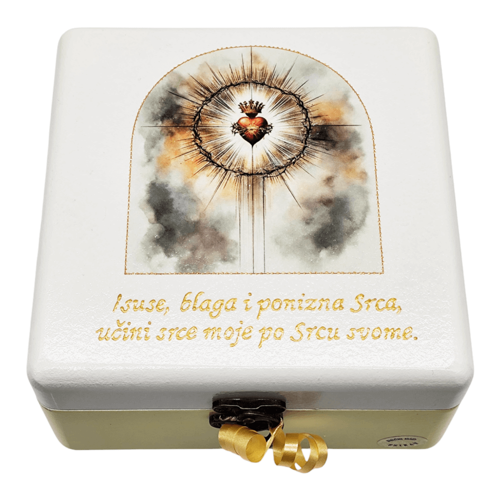 Personalizirane unikatne škatle spominov za prvo obhajilo - 1. 16x16x10cm - 165211