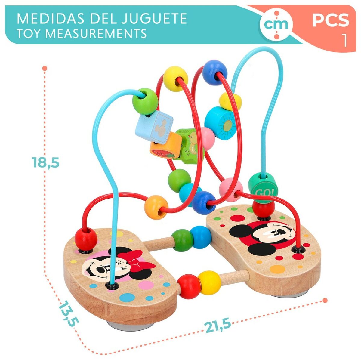 Centar za aktivnosti Disney 4 kom. 21,5 x 18,5 x 13,5 cm