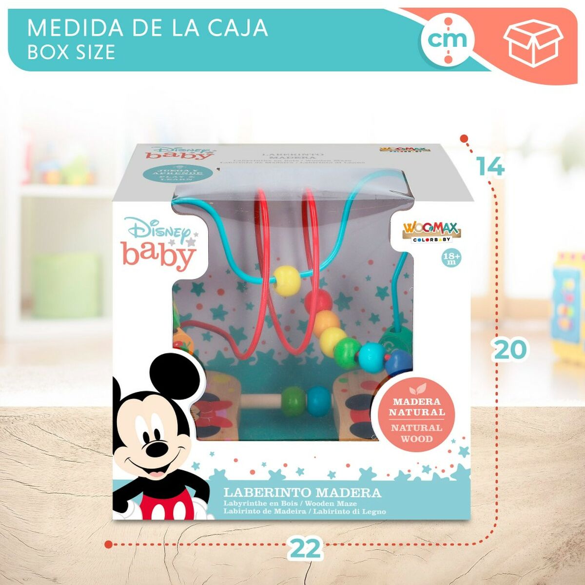 Centar za aktivnosti Disney 4 kom. 21,5 x 18,5 x 13,5 cm