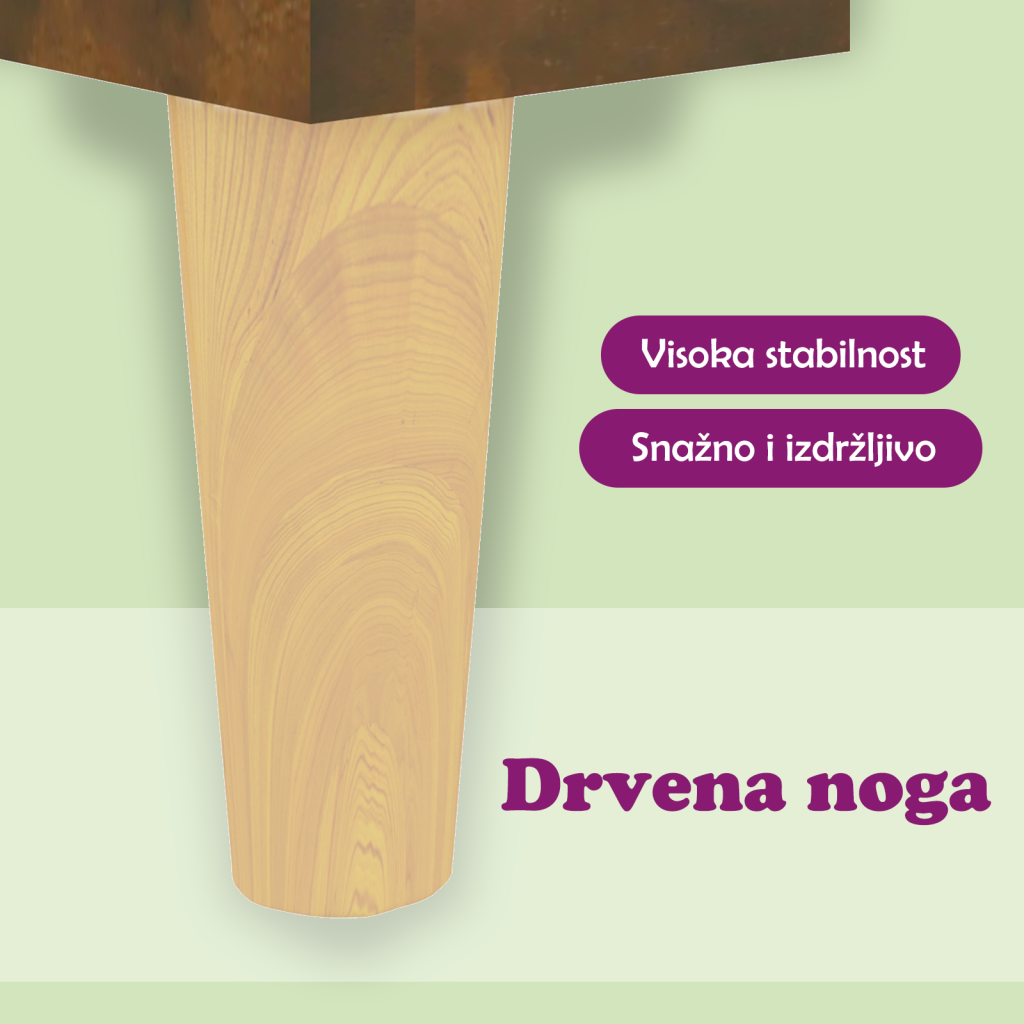Komoda boja dimljenog hrasta 34,5x32,5x90 cm konstruirano drvo