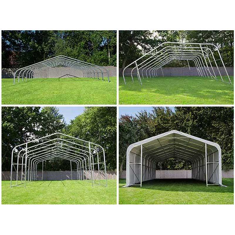 Skladišni šator Wikinger 5x10x2,7 m PVC 550 g