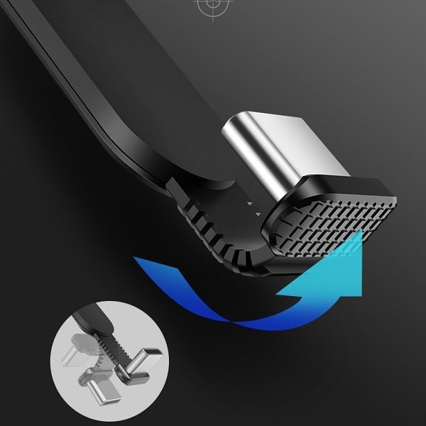 USAMS Gaming USB-C kabel 150 cm ravni crni (US-SJ236)