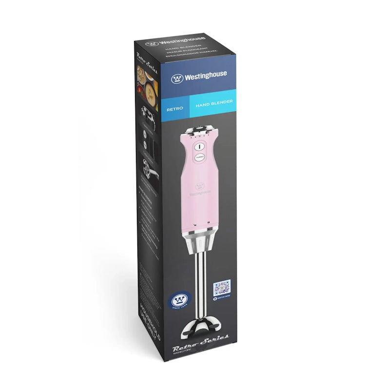 Westinghouse Retro Pink hand blender