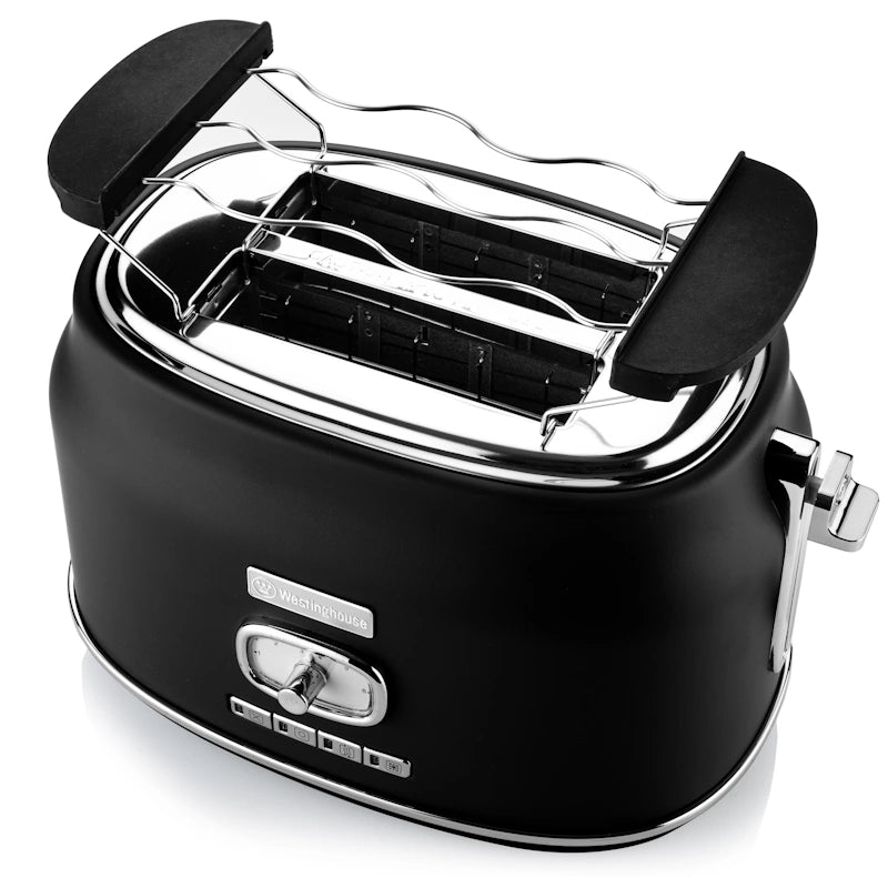 Westinghouse Retro Black toaster za 2 rezini