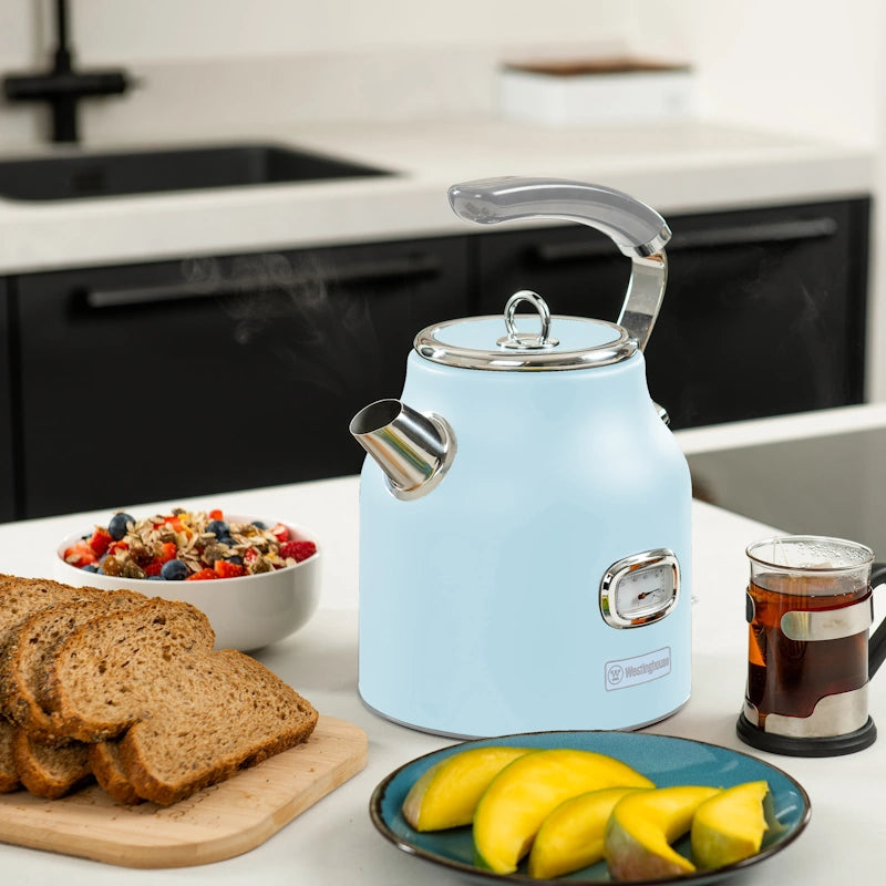Westinghouse Retro Blue coffee set