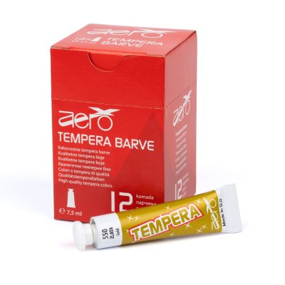 Boja tempera Aero 7,5ml tubica gold zlatna