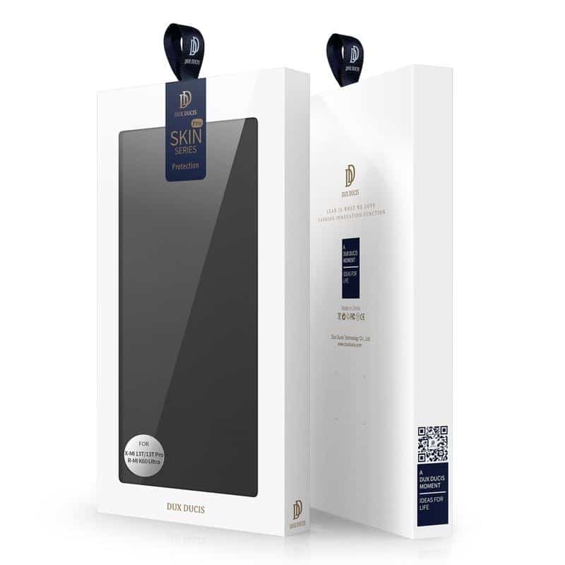 DUX DUCIS Skin Pro – preklopna maska za Xiaomi 13T / 13T Pro - crna