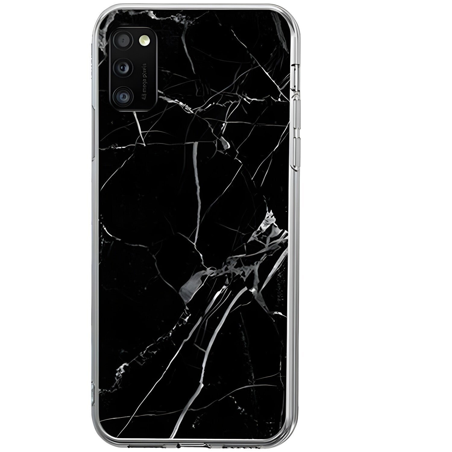 Wozinsky Marble silikonska futrola za Samsung Galaxy A02s - Crna KP10098