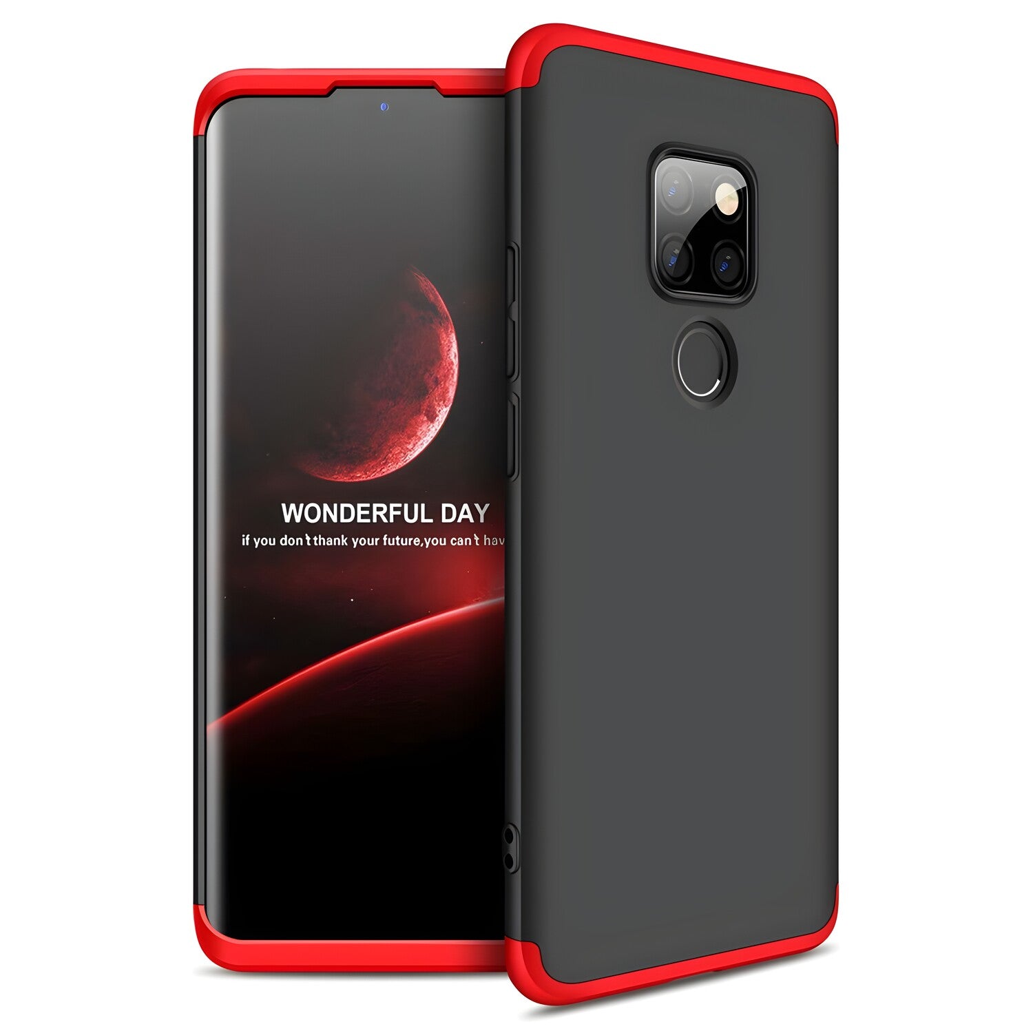Zaštitna futrola GKK 360 - Prednji i stražnji poklopac cijelog mobitela za Huawei Mate 20 - Zlatna KP12932