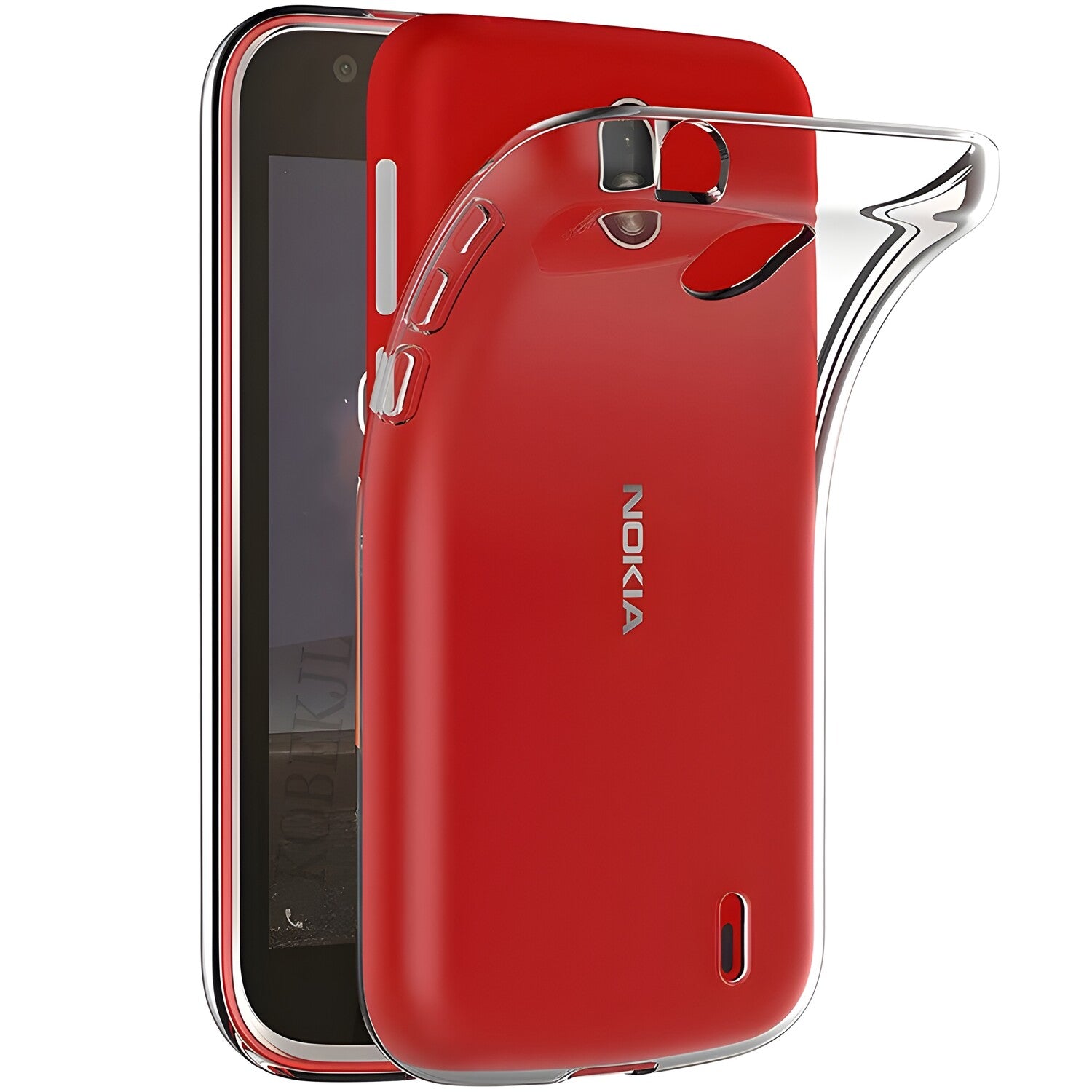 Przezračno zaštitno kućište za Nokia 1 Plus - Prozirna KP13323