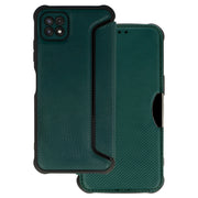 Razor carbon knjigovo puzdo za Samsung Galaxy A22 5G - Zelena KP25470