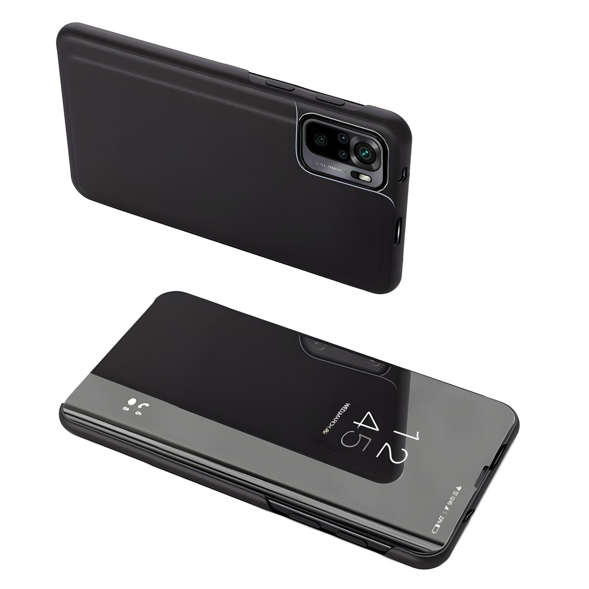Futrola Clear View za Xiaomi Redmi Note 10 Pro - Crna KP8907