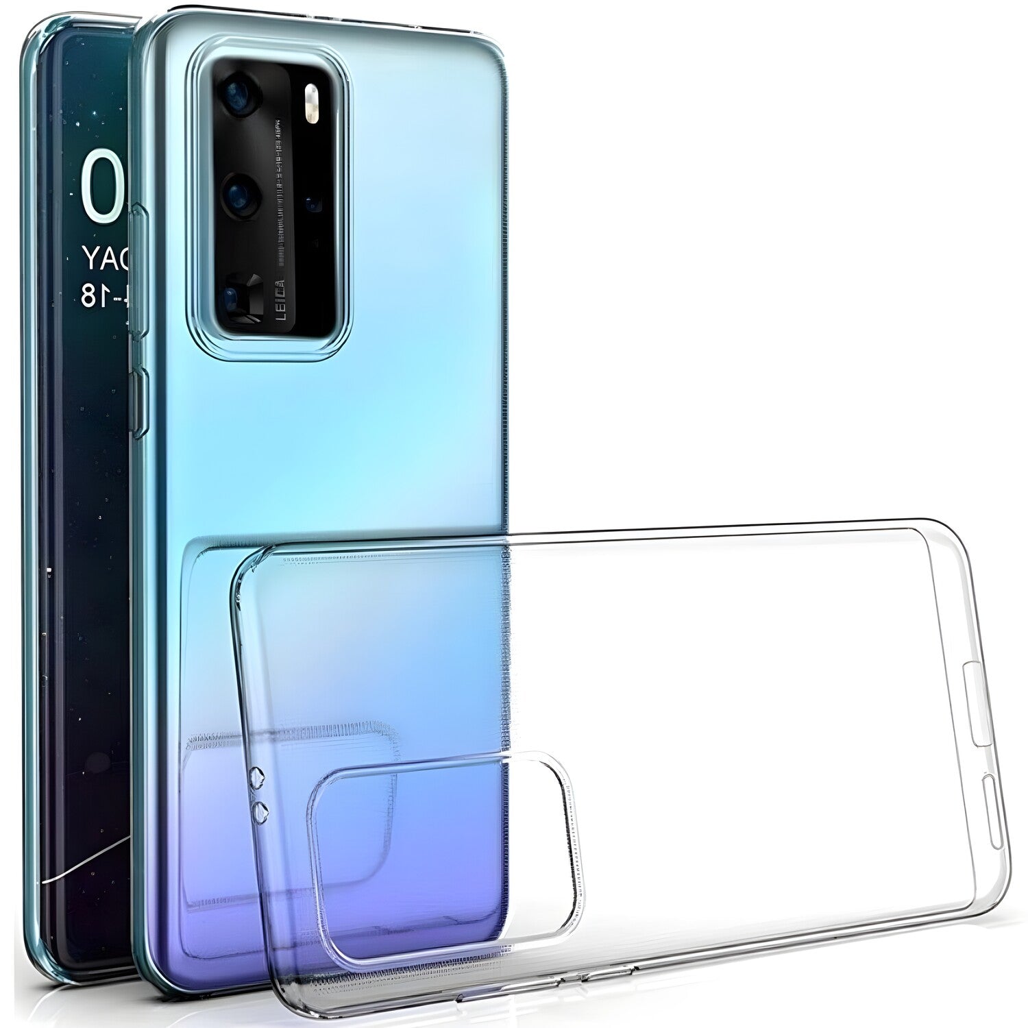 Przezračno zaštitno kućište za Huawei P40 Pro - Prozirna KP9332
