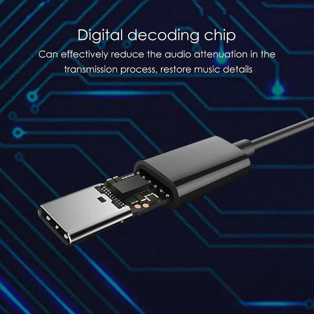 Originální stereofonní sluchátka Xiaomi HSEJ04WM USB-C černá