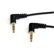 StarTech.com MU6MMS2RA audio kabel 1,8 m 3.5mm Crno