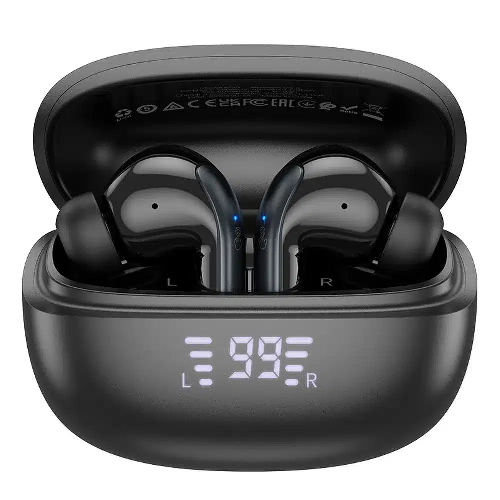 HOCO brezžične/Bluetooth stereo slušalke TWS Energy ANC+ENC EQ5 črne