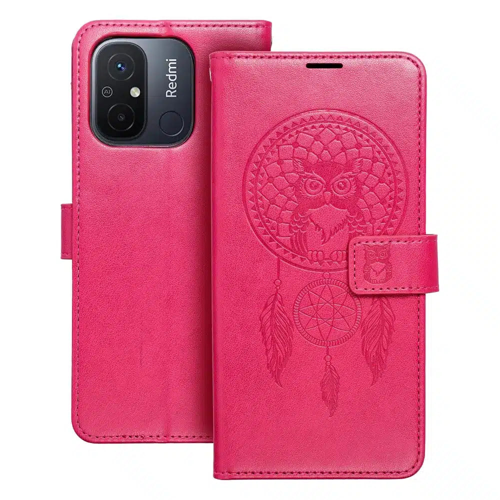 MEZZO Book case flipové pouzdro pro XIAOMI Redmi 12C dream catcher magenta