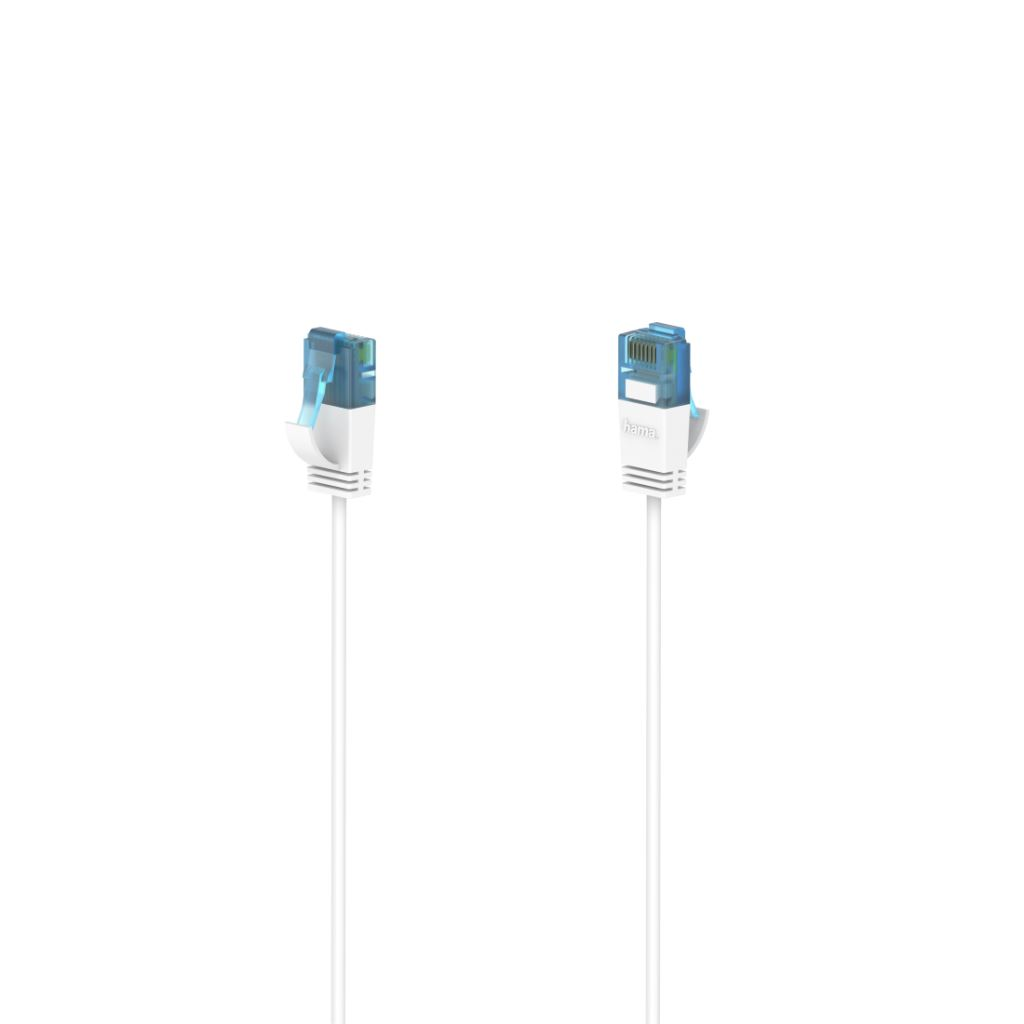 Hama Flexi-Slim kabel za umrežavanje Bijelo 1,5 m Cat6a U/UTP (UTP)
