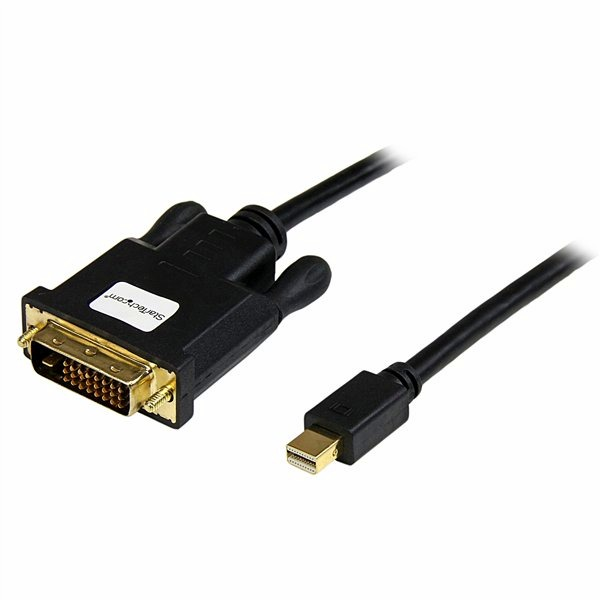 StarTech.com MDP2DVIMM3BS prilagodnik za video kabel 0,9 m Mini DisplayPort DVI-D Crno