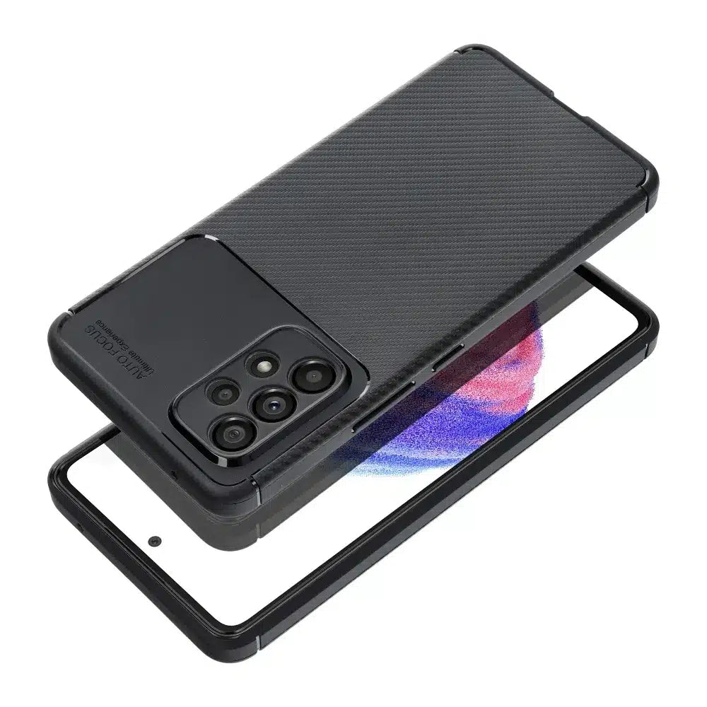 CARBON PREMIUM kryt na SAMSUNG GALAXY A53 5G černý