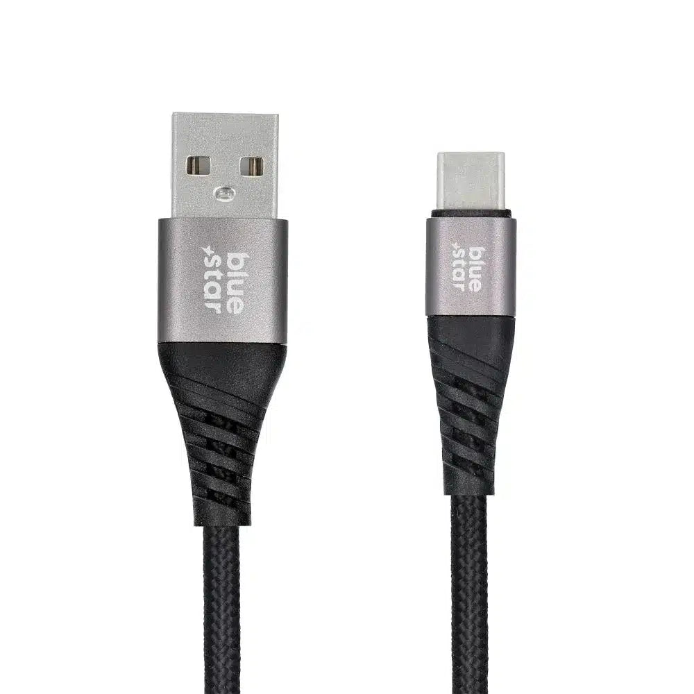 Blue Star pleteni kabel s USB A na USB C 3A konektorom