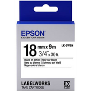 Epson LK-5WBN traka za izradu naljepnica Crno na bijelom