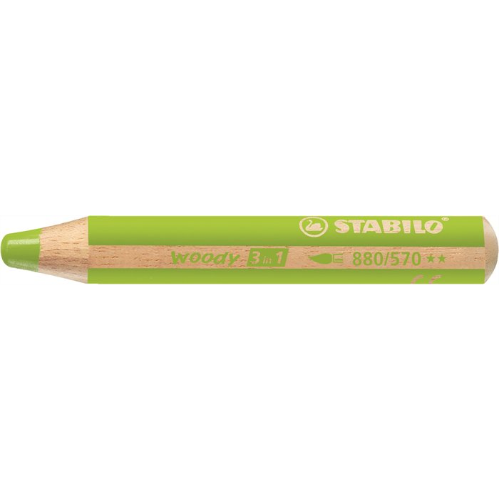 STABILO woody 3 in 1 Zeleno 1 kom