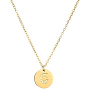 Ogrlica Abeceda - C / Zlatna KP21209