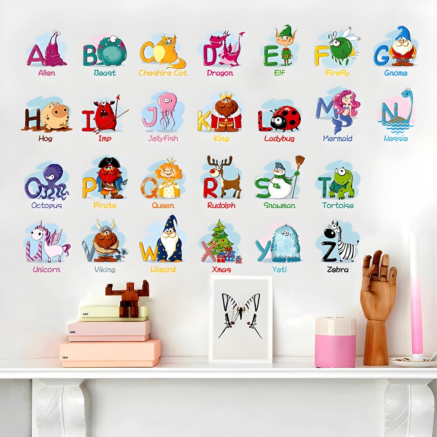 Naljepnica za zid / Tapeta Abeceda AN-16586 KP16586