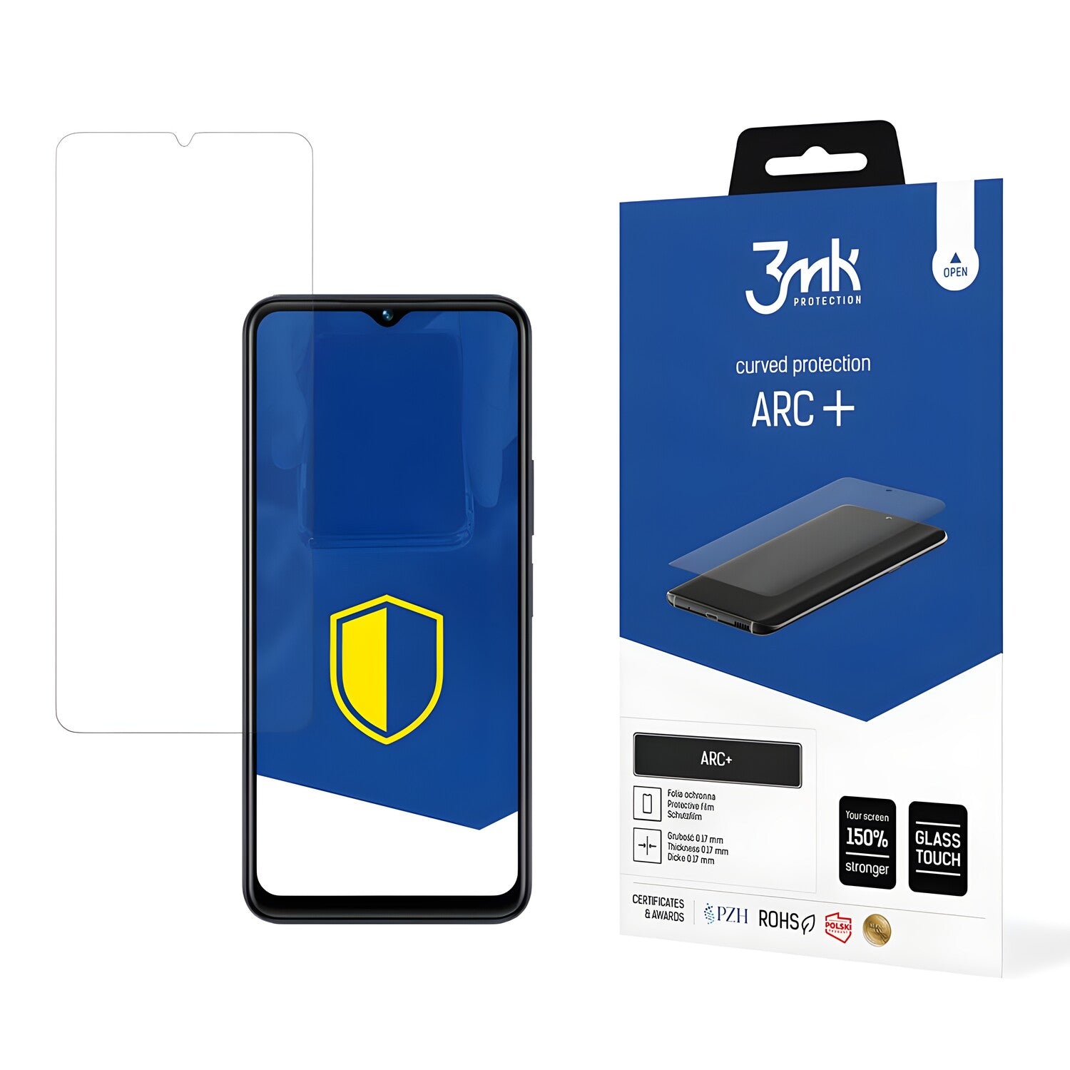 3mk Arc+ zaštitna folija za Motorola Moto E22 - Prozirna KP22561