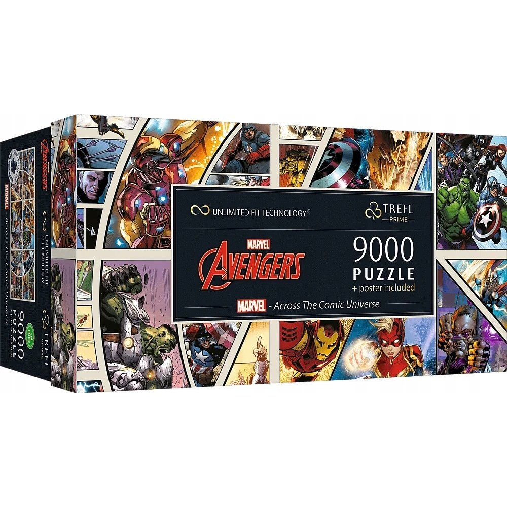 Trefl Marvel Avengers Slagalica 9000 kom Stripovi