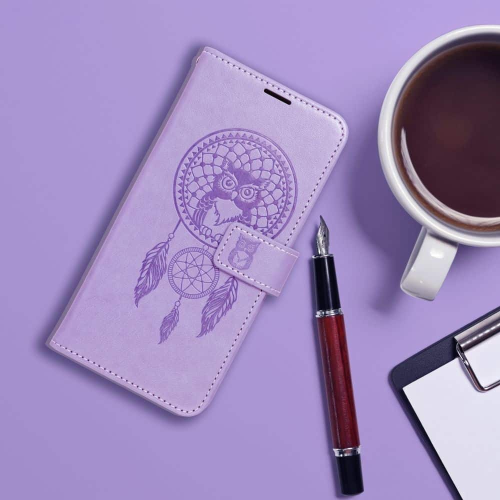 Forcell MEZZO Book pouzdro pro IPHONE 7 / 8 / SE 2020 / SE 2022 dreamcatcher purple