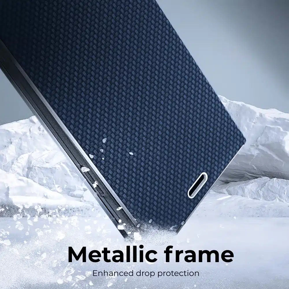 LUNA Book Carbon futrola za XIAOMI Redmi NOTE 12 PRO Plus 5G plava