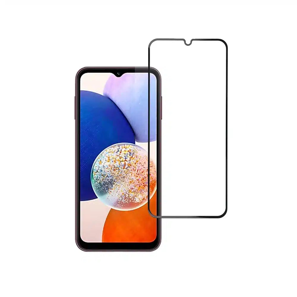 Blue Star 5D kaljeno staklo - za Samsung A14 5G (full glue/case friendly) - crno