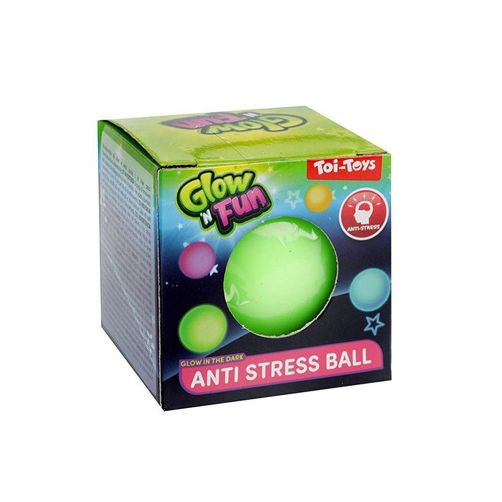 Antistres loptica Glow and Fun Plava