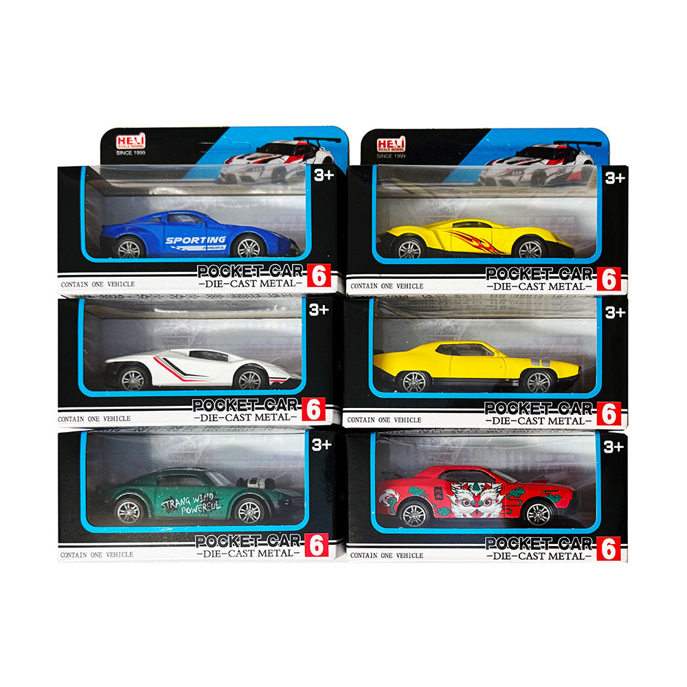 Auto Pocket Sport Car Žuta